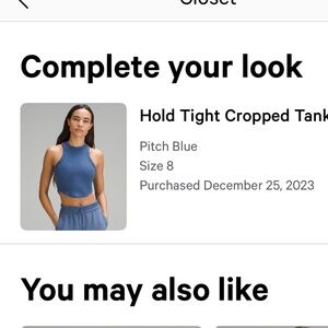 Hold Tight Cropped Tank